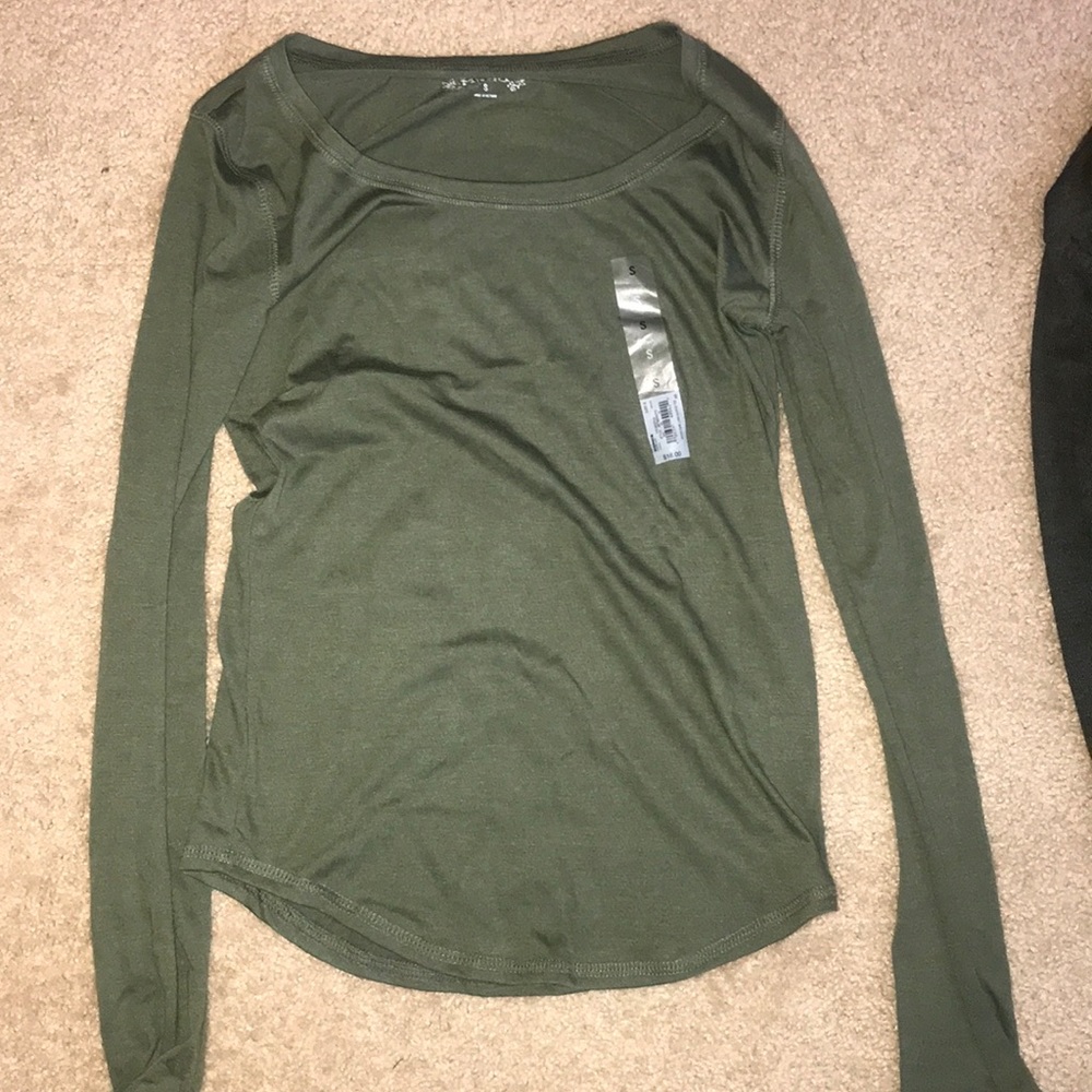Cardigan and a long sleeved shirt
